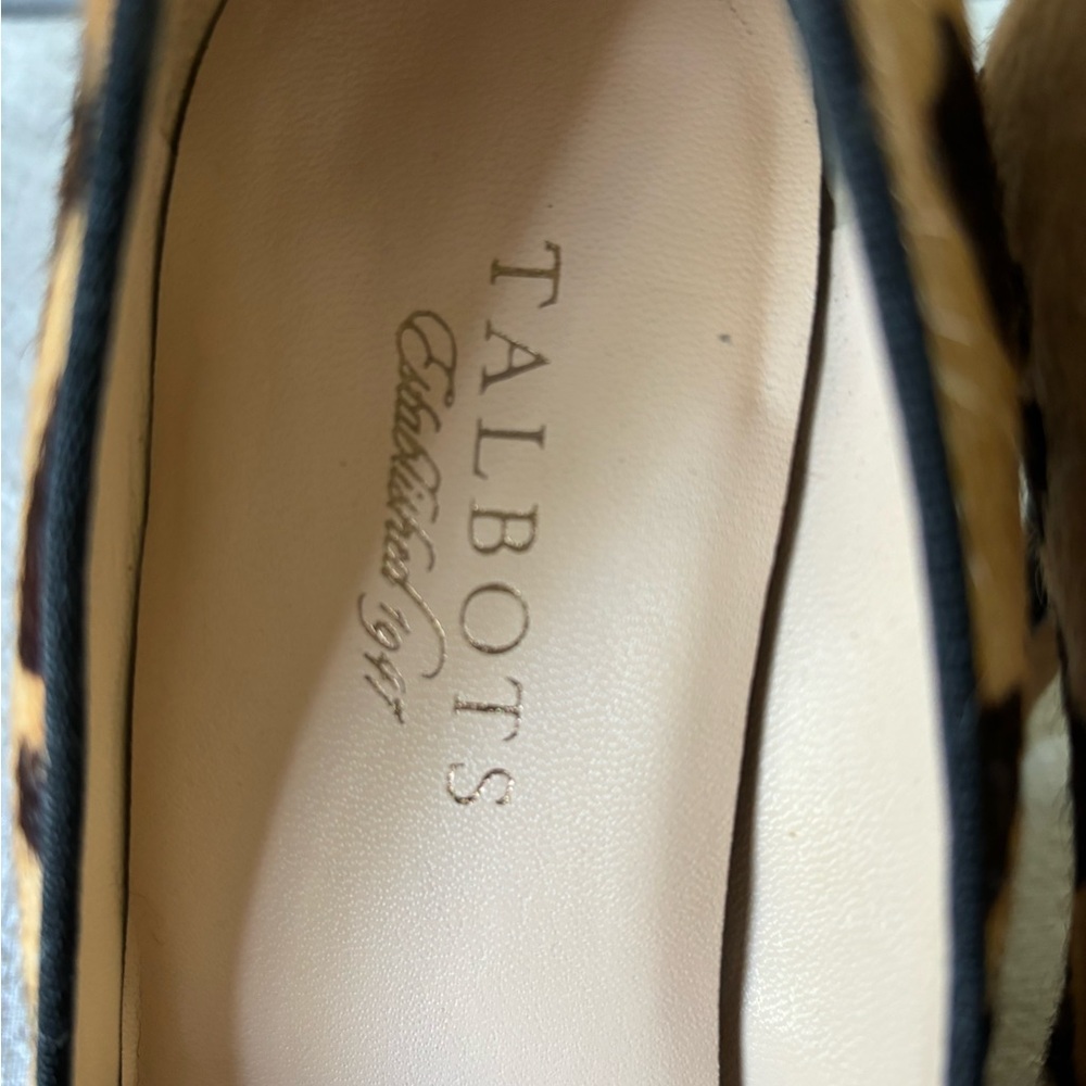 Talbot Size 7 1/2 Heel In Leopard Print - image 5